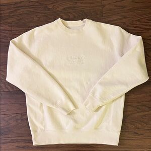 Adele Official merch, “Hello It’s Me” heavyweight sweatshirt, Cream, Medium